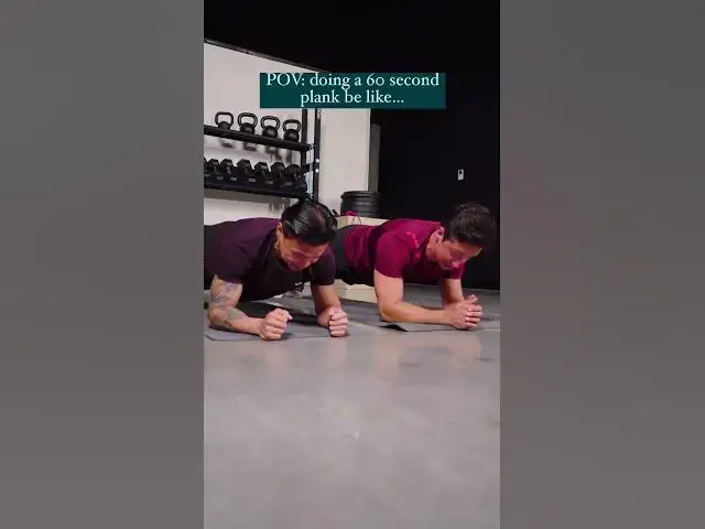 'Video thumbnail for POV: doing a 60 second plank | Myprotein #shorts'