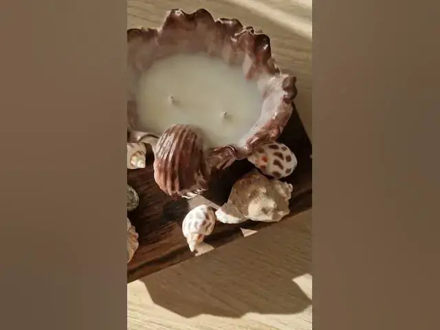 'Video thumbnail for cu gândul la mare 🤎 #weecandles Proudly made in România 🇷🇴'