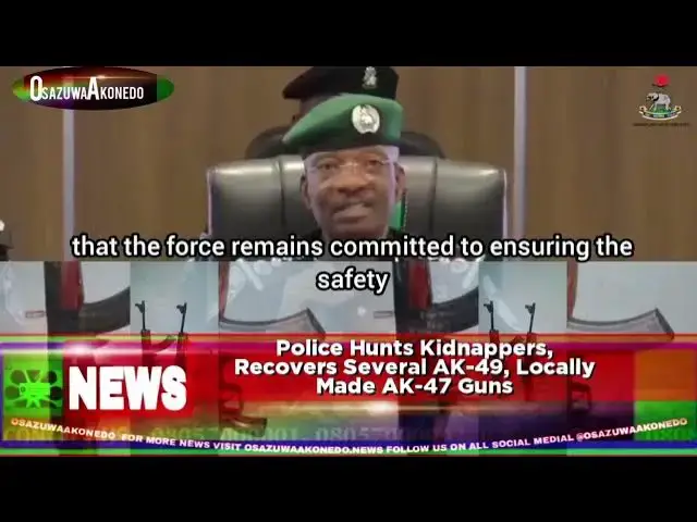 'Video thumbnail for Police Hunts Kidnappers, Recovers Several AK-49, Locally Made AK-47 Guns'