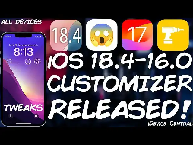 'Video thumbnail for iOS 18.4 - iOS 16 (All Devices): Nugget iOS Customizer RELEASE! Even More Features! No Jailbreak!'
