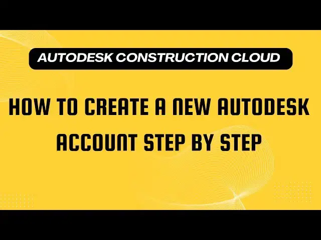 'Video thumbnail for How to Create a New Autodesk Account Step by Step'