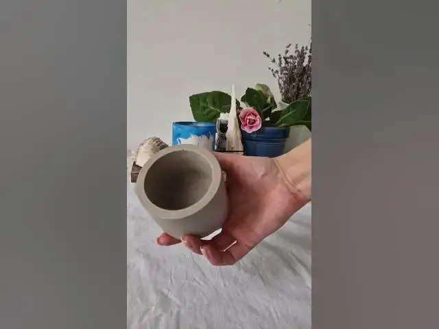 'Video thumbnail for WeeCandles handcrafted candles from concrete @WeeCandles'