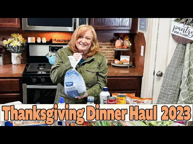 'Video thumbnail for THANKSGIVING GROCERY HAUL 2023 for our Thanksgiving Dinner'