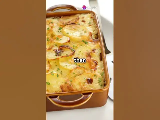 'Video thumbnail for Mastering Potatoes au Gratin  #food #foodie'
