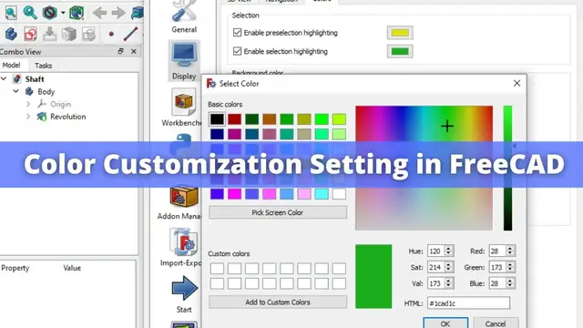'Video thumbnail for Color Customization Setting in FreeCAD | FreeCAD | FreeCAD Setting | FreeCAD Customization |'