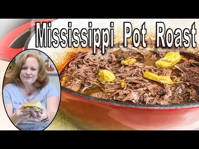 'Video thumbnail for MISSISSIPPI POT ROAST IN THE OVEN RECIPE | COOK WITH ME | 6 INGREDIENTS | WHAT'S FOR DINNER'