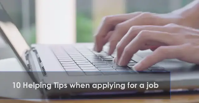 'Video thumbnail for 10 tips for Job Application'