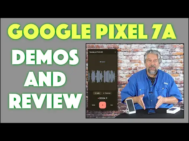 'Video thumbnail for Google Pixel 7a Android Smartphone -- EXTENSIVE DEMO & REVIEW'