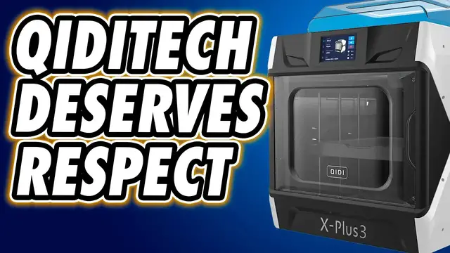 'Video thumbnail for Finally Bambu-Lab Competitor!?!?!? - Qidi Tech X-Plus 3 Review (3 Month's later)'
