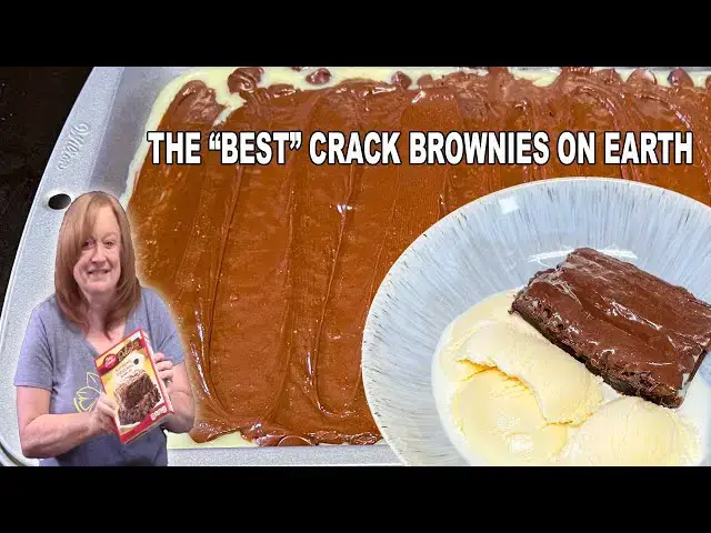 'Video thumbnail for CRACK BROWNIES, The Best Brownies On Earth, Pinterest Recipe'