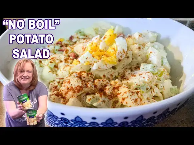 'Video thumbnail for "NO BOIL" POTATO SALAD using Canned Whole Potatoes'