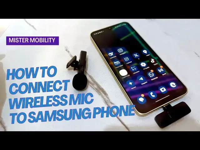 'Video thumbnail for How To Connect Wireless Mic To Samsung Phone'