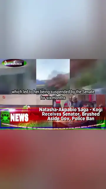 'Video thumbnail for Natasha-Akpabio Saga - Kogi Receives Senator, Brushed Aside Gov, Police Ban '