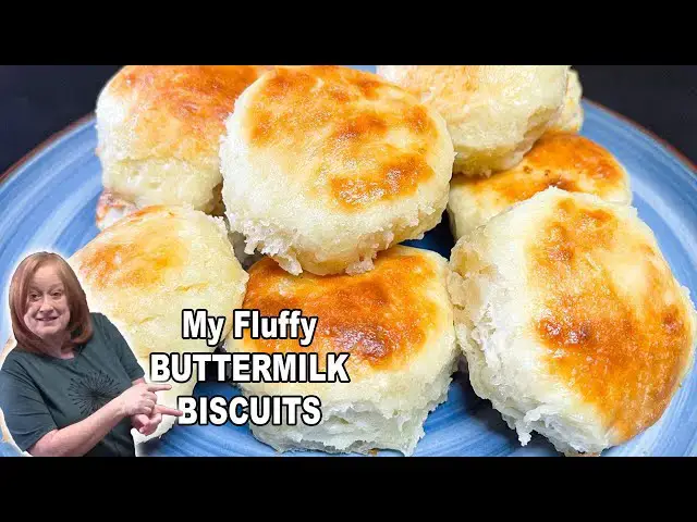 'Video thumbnail for MY FLUFFY BUTTERMILK BISCUITS, Easy 7 Ingredient Biscuit'