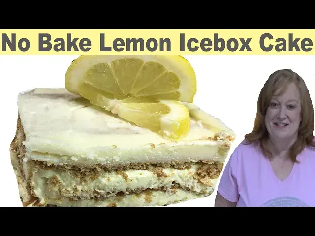 'Video thumbnail for NO BAKE "LEMON" ICEBOX CAKE'