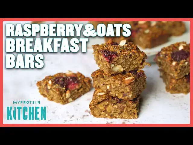 'Video thumbnail for Easy Small Batch Raspberry and Oat Breakfast Bars Recipe 😍 | Myprotein #shorts'