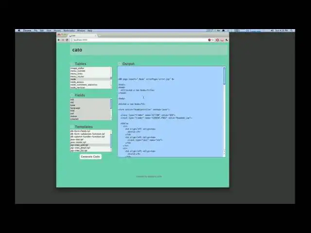 'Video thumbnail for Cato CRUD Generator'