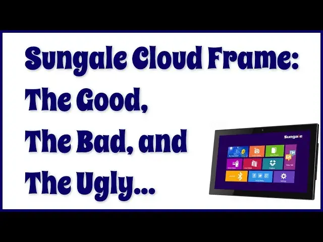 'Video thumbnail for Sungale 19" Cloud Digital Picture Frame CPF1903 - REVIEW'