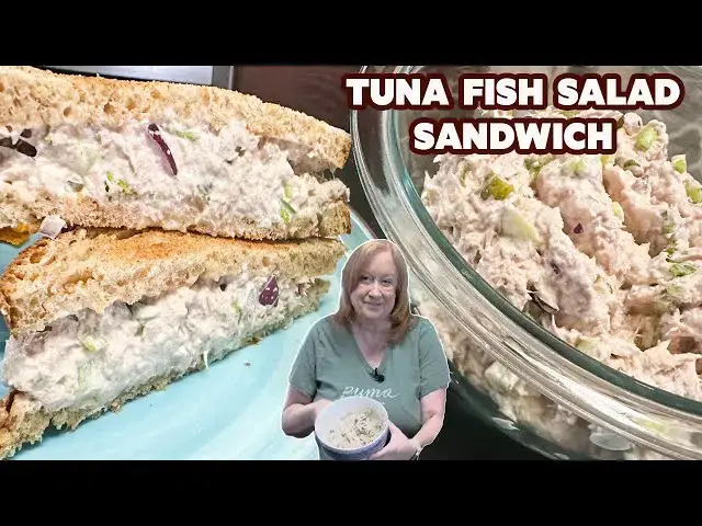 'Video thumbnail for TUNA FISH SALAD SANDWICH'