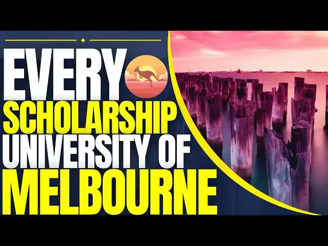 'Video thumbnail for Every Scholarship in University of Melbourne - Scholarships in Australia'