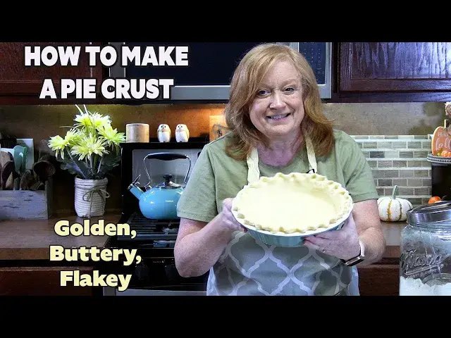 'Video thumbnail for HOW TO MAKE A BUTTERY PIE CRUST FOR YOUR HOLIDAYS'