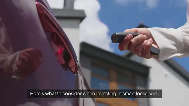 'Video thumbnail for Investing In Smart Locks'
