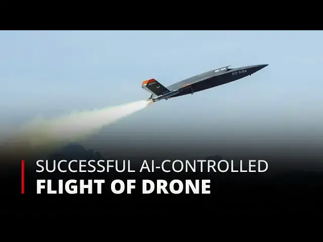 'Video thumbnail for AI-Controlled XQ-58A 'Valkyrie' Drone: A Major Leap for Autonomous Combat Aircraft | 12am News'