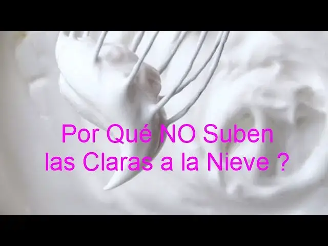 'Video thumbnail for Por Que NO Suben las Claras a la Nieve'