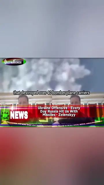 'Video thumbnail for Ukraine Offensive - Every Day Russia Hit Us With Missiles - Zelenskyy '