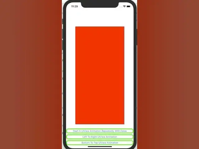 'Video thumbnail for swift uiview animation red view block spring bounce animation'