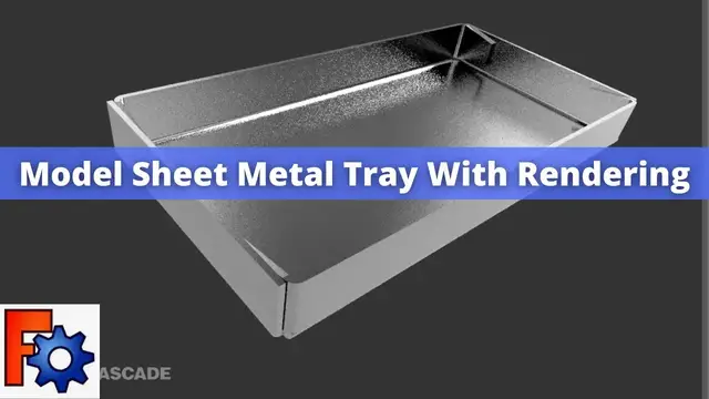 'Video thumbnail for Model Sheet Metal Tray With Rendering | FreeCAD Tutorial | Mechnexus |'