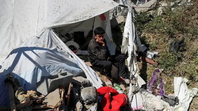 'Video thumbnail for Israel kills children in attacks on tents including Gaza’s "safe zone"'