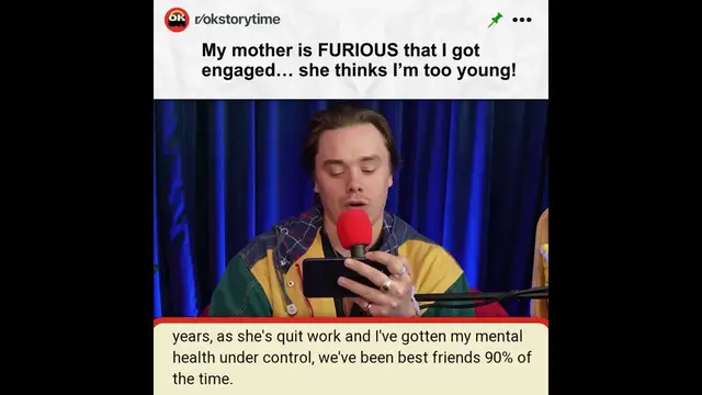 'Video thumbnail for My mother is FURIOUS that I got engaged… she thinks I’m too young! - r/relationships | Reddit Stories'