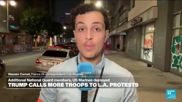 'Video thumbnail for In Los Angeles, 'a new chapter in this battle between the Federal government and state authorities''
