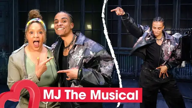 'Video thumbnail for "Playing Michael Jackson comes with a lot of pressure" | MJ The Musical'