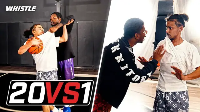 'Video thumbnail for Julian Newman Vs. K Showtime 1v1 Got HEATED'