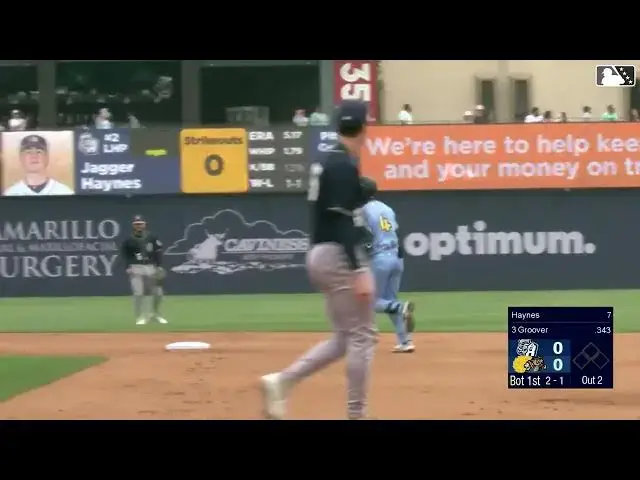 'Video thumbnail for LuJames Groover LAUNCHES a Solo Home Run! | Arizona Diamondbacks Prospect | 04/27/2025'