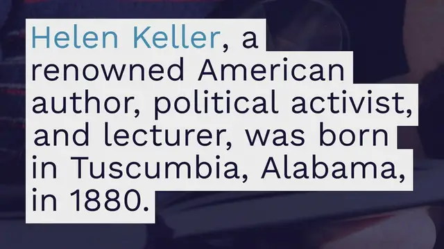 'Video thumbnail for Helen Keller: Biography of Helen Keller'
