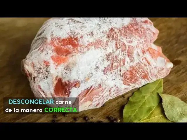 'Video thumbnail for Descongelar carne: el error que más se comete y que puede arruinar las comidas'