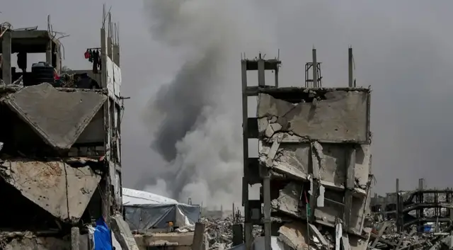 'Video thumbnail for Israeli military issues forced displacement order for Gaza’s Khan Younis'