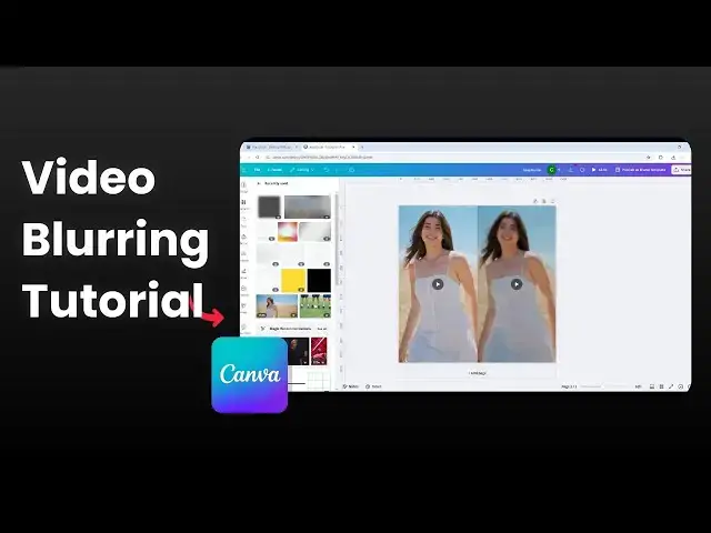 'Video thumbnail for How to Blur a Video in Canva'