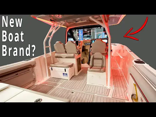 'Video thumbnail for Most IMPRESSIVE New Boat Brand 2024 Miami Boat Show'