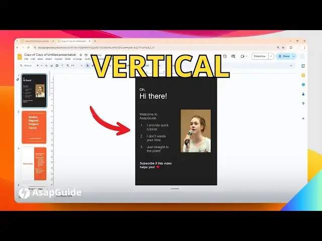 'Video thumbnail for How to Make Google Slides Portrait Quickly'