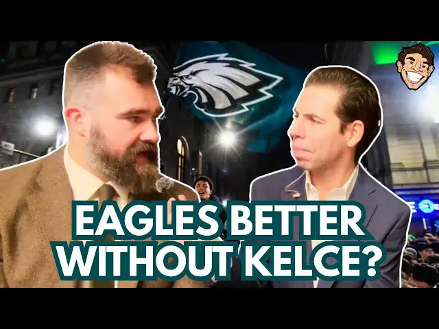 'Video thumbnail for Jason Kelce Admits Eagles May Not Have Won Super Bowl If He Returned'