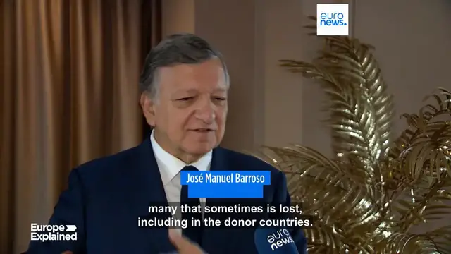 'Video thumbnail for 'Donor fatigue' demands smarter global aid spending, says Barroso'