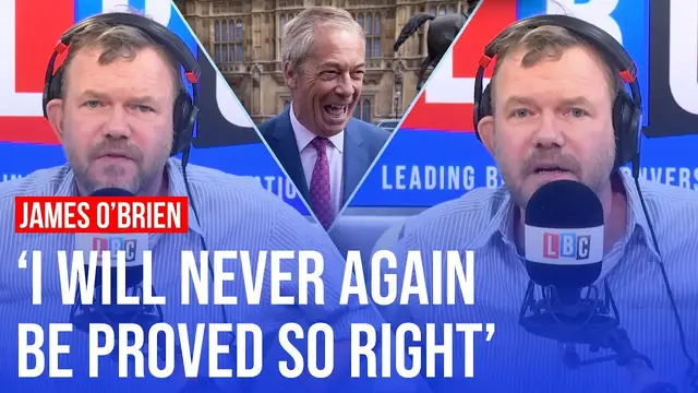 'Video thumbnail for James O'Brien's message after Brexit reset deal | LBC'