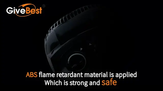 'Video thumbnail for Ceramic Space Heater, 750W_1500W Portable Electric Heater with Adjustable Thermostat'