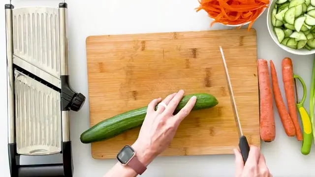 'Video thumbnail for BEST Viral Cucumber Salad with Asian Sesame Dressing Recipe(720P_HD)'