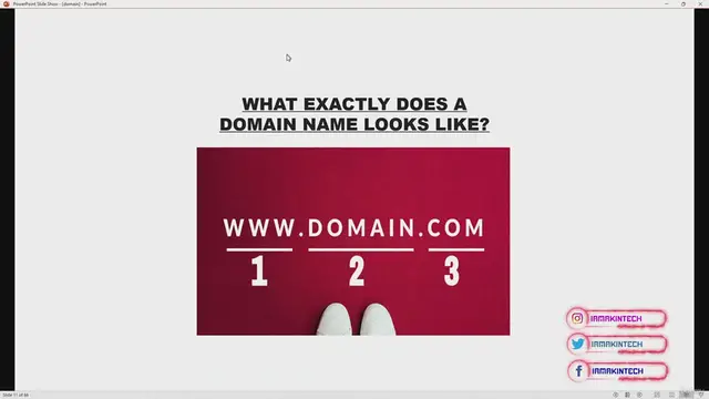 'Video thumbnail for What exactly does a Domain Name looks like?'