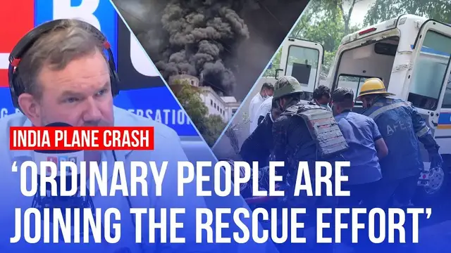 'Video thumbnail for Harrowing final moments of London-bound Air India plane | LBC'